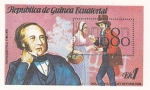 Stamps Equatorial Guinea -  Rowland Hill -London 1980