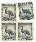 Stamps Australia -  Postage Emu