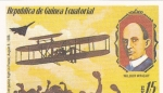 Sellos de Africa - Guinea Ecuatorial -  Wilbur Wright-pionero de la aviación