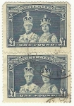 Stamps Australia -  King George and Queen Mary