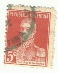 Stamps Argentina -  Gral. José de San Martín