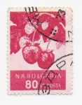 Stamps Bulgaria -  fresas