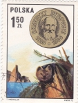 Stamps : Europe : Poland :  Benedykt Dybowski 1833-1930 explorador biologo y zoologo
