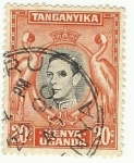 Stamps : Africa : Kenya :  Kenya Uganda Tanganika - george VI