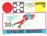 Stamps Rwanda -  Olimpiada de Sapporo 1972