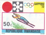 Stamps : Africa : Rwanda :  Olimpiada de Sapporo 1972