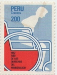 Stamps Peru -  Año de los derechos de los minusválidos