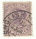 Stamps : Oceania : Australia :  Reina Victoria