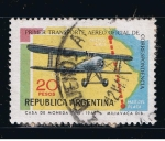 Stamps Argentina -  Primer transporte aéreo oficial de correspondencia.