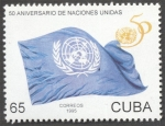 Stamps : America : Cuba :  50 Aniversario de las Naciones Unidas 