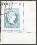 Sellos de America - Cuba -  140 Aniversario del primer sello postal