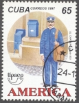 Stamps Cuba -  América Upaep, El cartero