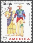 Stamps Cuba -  America Upaep, Negros Curros