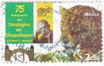 Stamps Mexico -  75 aniv.zoologico de Chapultepec