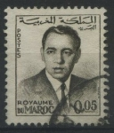 Stamps : Africa : Morocco :  S77 - Rey Hassan II