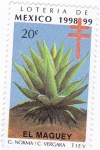 Sellos de America - M�xico -  Loteria de Mexico 1998-99 -EL MAGUEY