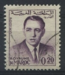 Stamps : Africa : Morocco :  S80 - Rey Hassan II