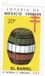 Stamps Mexico -  Loteria de Mexico 1998-99 -EL BARRIL