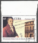 Sellos de America - Cuba -  Bicentenario visita a Cuba de Alejandro Van Humboldt