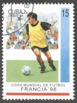 Stamps : America : Cuba :  Copa mundial de Futbol Francia 98