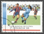Stamps : America : Cuba :  Copa mundial de Futbol Francia 98