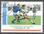 Sellos del Mundo : America : Cuba : Copa mundial de Futbol Francia 98