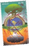 Stamps Mexico -  tratado de Tlatelolco