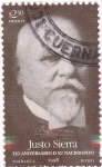 Sellos de America - Mxico -  150 aniversario nacimiento Justo Sierra