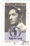 Stamps Mexico -  idolos populares de la radio-Agustin Lara