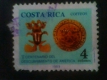 Stamps : America : Costa_Rica :  Centenario descubrimiento America
