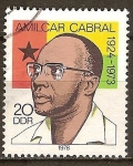 Sellos de Europa - Alemania -  Amílcar Cabral1924-1973 (líder nacionalista de Guinea-Bissau)DDR