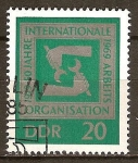 Stamps Germany -  50 años Organización Internacional del Trabajo (DDR)