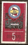 Stamps Germany -  20a Aniv del Partido Socialista Unificado (SED)DDR.