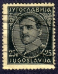 Stamps : Europe : Yugoslavia :  rey Alejandro
