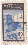 Stamps : Africa : Morocco :  protectorado español-Puerta de la Reina