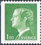 Stamps Sweden -  SERIE BÁSICA. REY CARLOS XVI GUSTAVO. Y&T Nº 993