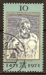Stamps Germany -  500a nacimiento Aniv de Pedro Durero 1471-1971