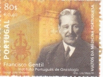 Sellos de Europa - Portugal -  Medicina portuguesa-Francisco Gentil