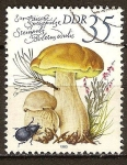Stamps : Europe : Germany :  "Setas comestibles de Europa"Hongos,Boletus edulis(DDR).