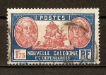 Sellos del Mundo : Europa : Francia : Nueva Caledonia - Bougainville y Jean François de Galaup.
