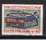 Stamps Italy -  Cincuentenario della Vittoria 1918 - 1968