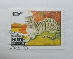 Stamps Guinea Bissau -  Animales Carnivoros. Neofelis Nebulosa.