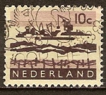 Stamps Netherlands -  Excavación de Delta.