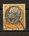 Stamps Germany -  Hindenburg.