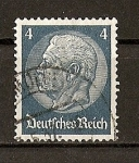 Stamps : Europe : Germany :  Hindenburg.