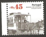 Stamps Portugal -  3127 - Transporte público, Americano, vehículo tirado por 2 caballos