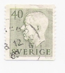 Sellos de Europa - Suecia -  Gustavo VI Adolfo de Suecia