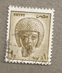 Stamps Africa - Egypt -  Cabeza mujer cubierta