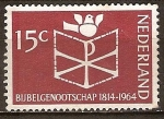 Stamps Netherlands -  150a Aniv de los Países Bajos la Sociedad Bíblica.