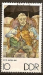 Stamps Germany -  El arte de Otto Nagel, Kathe Kollwitz y Barlach Ernst